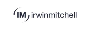 The image is of a logo with the initals 'IM', with little brackets around then it reads 'Irwin Mitchell.'