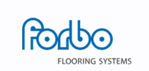 This logo is an outlined version of the word, 'forbo,' with, 'Flooring Systems,' underneath.