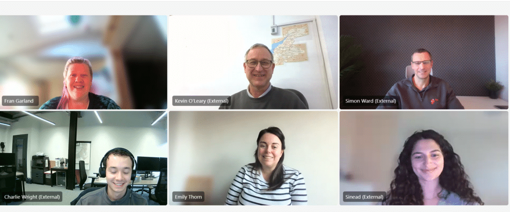 Teams meeting screenshot